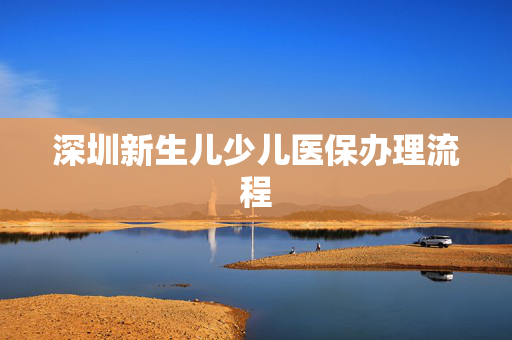 深圳新生儿少儿医保办理流程