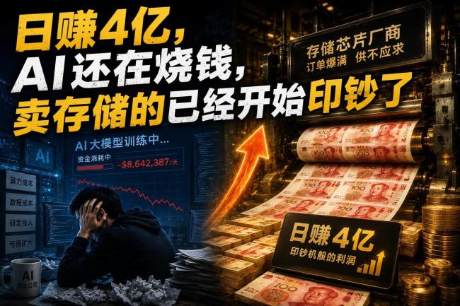 为什么搞AI的赚不过卖存储的